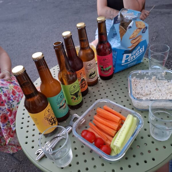 Apéro avec les bières de La Talentueuse
